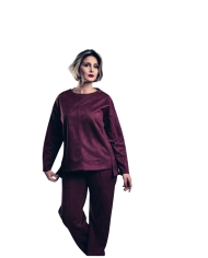 Set faux daim